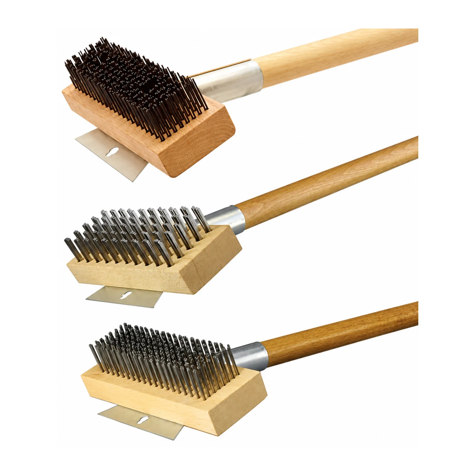Ultimate Oven And Grill Brush with Round Carbon Steel Wires