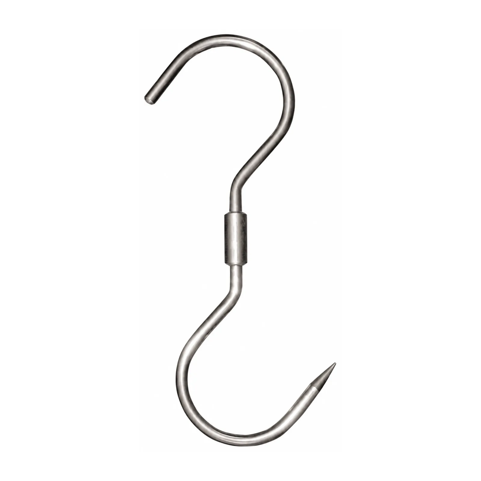 10 1/2″ x 1/2″ Stainless Steel “S” Swivel Hook