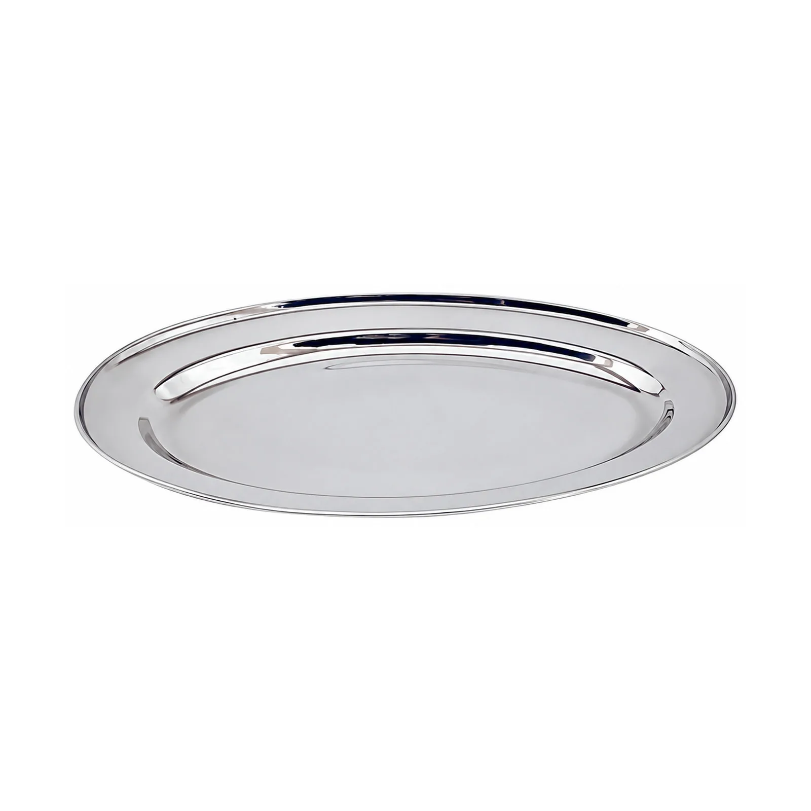 17 7/8″ x 12 1/4″ Stainless Steel Oval Platter
