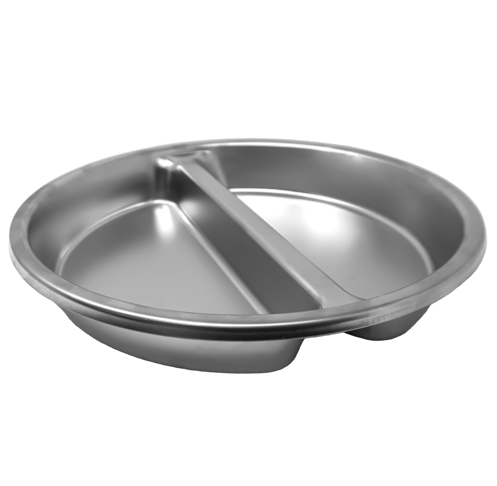 Chafer Divided Food Pan Round 15″ Dia for 80527