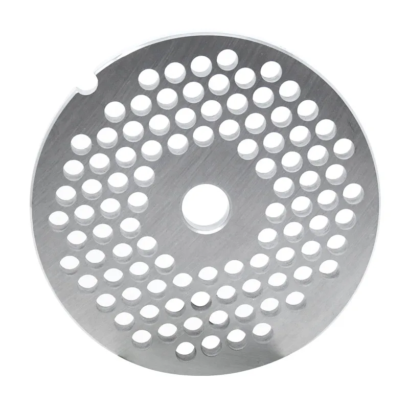 European Style #32 stainless steel plate, hubless, 6 mm (1/4″) – one notch / round