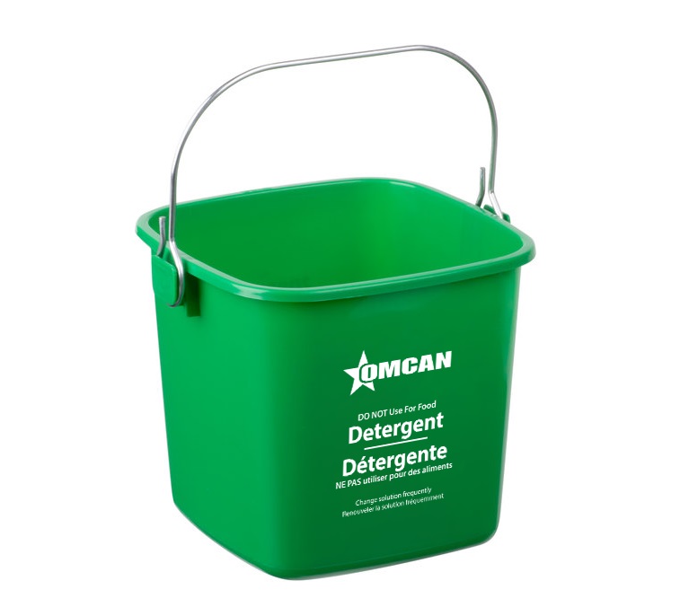 6QT Green Cleaning Pail For Detergent