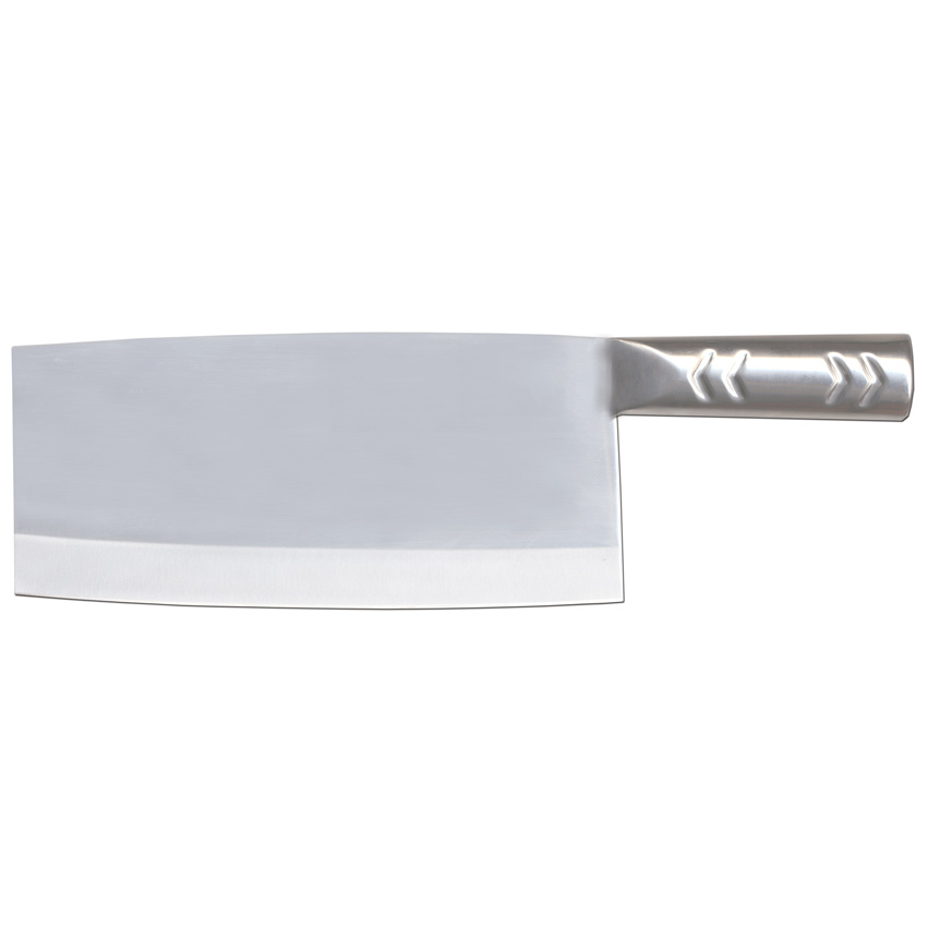 8 1/2-inch Chinese Style Cleaver with Stainless Steel Handle