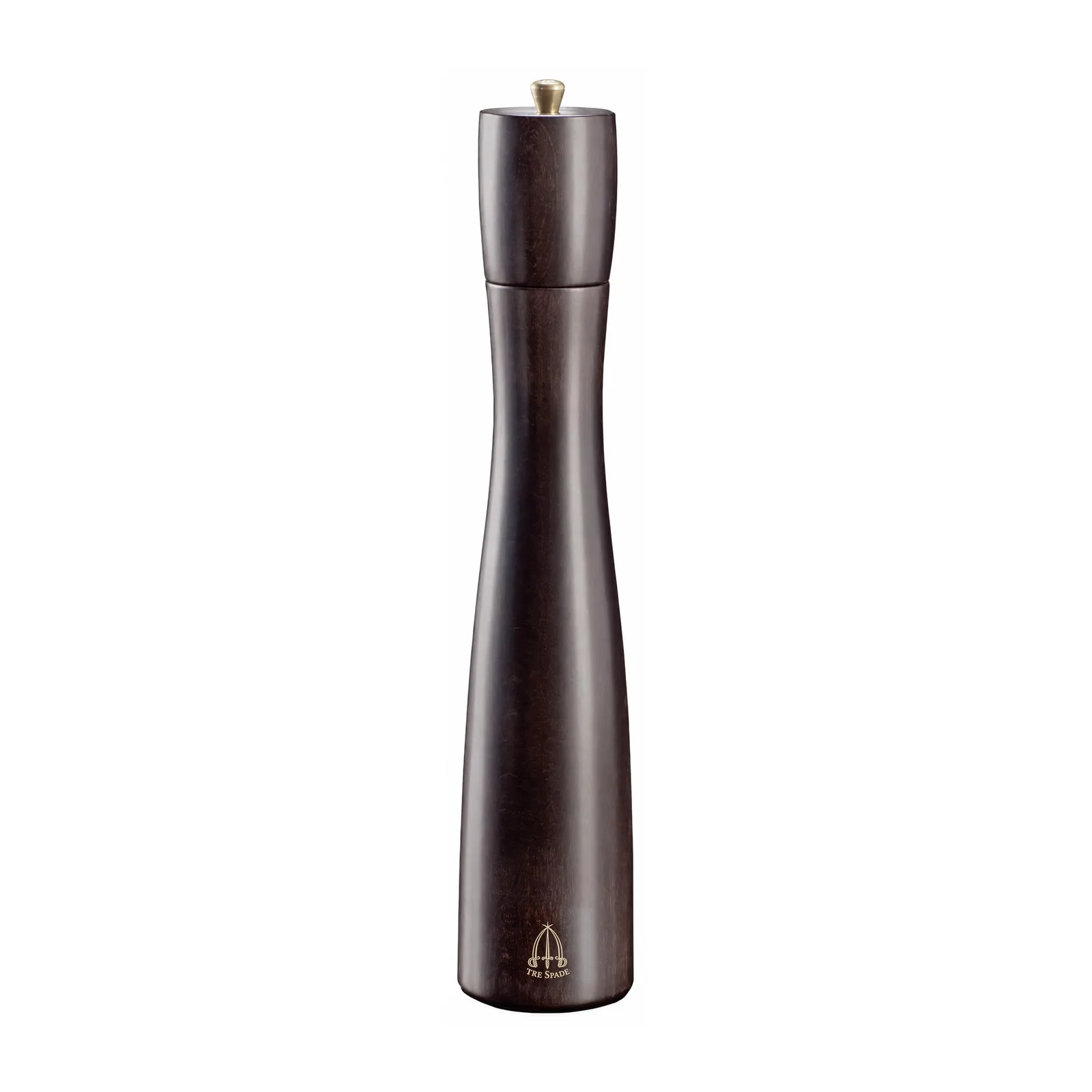 Tancredi Series Classic Collection – 12″ Pepper Mill Dark Italian Beech Wood