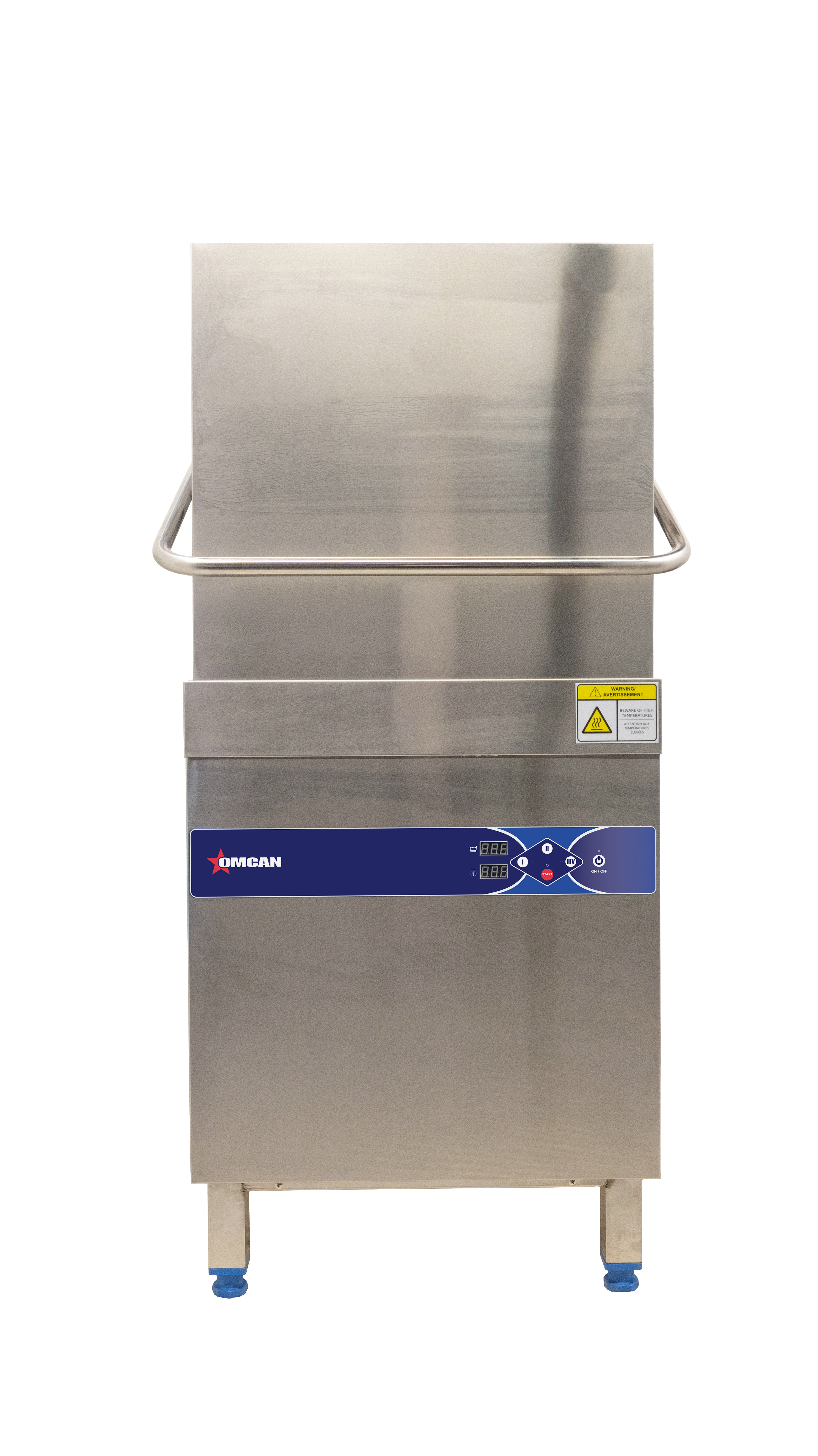 Omcan Essential Series Upright High Temperature Dishwasher with Digital Control
