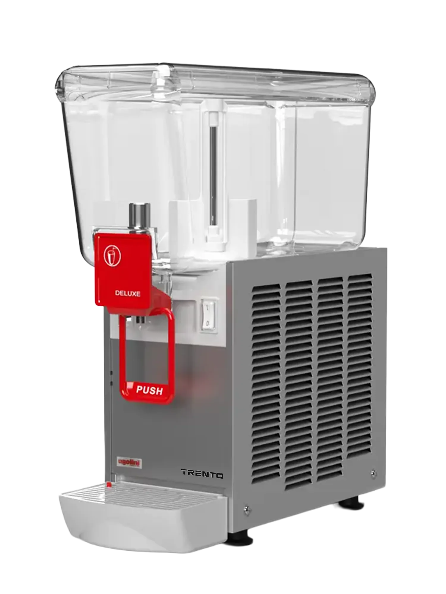 Ugolini Arctic Deluxe 3 Gallon (12 Liter) Paddle Mix Agitator Single Bowl Juice Dispenser | Trento