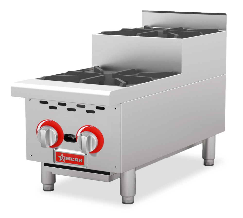 12″ Step-Up Hot Plate with 2 Burners