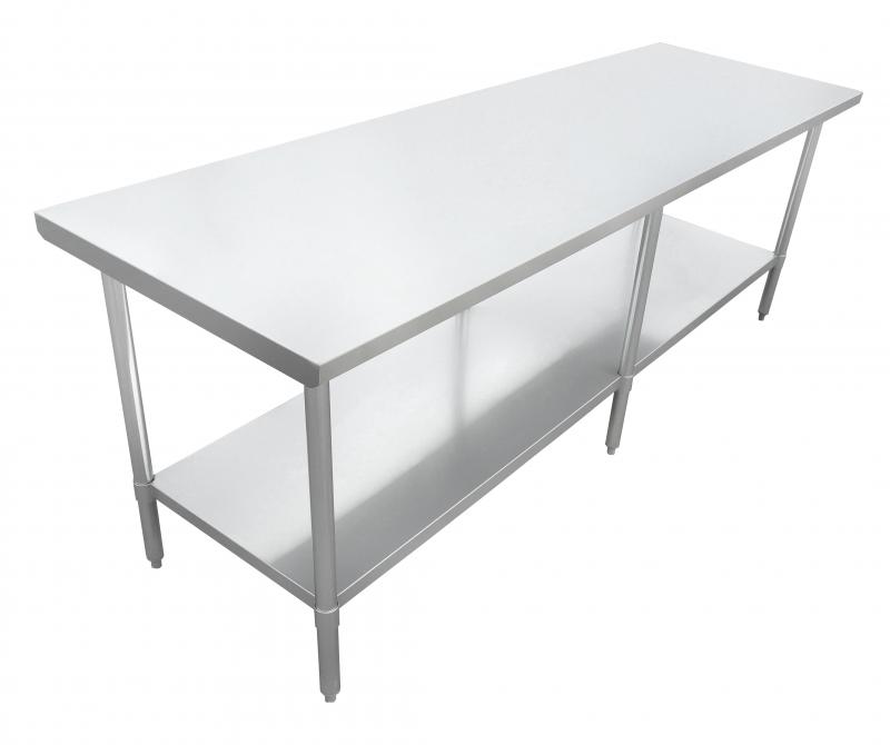 24″ x 96″ All Stainless Steel Worktable