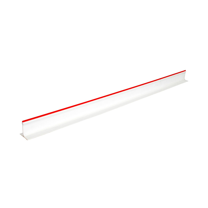 2″ x 30″ White Divider with Red Beading