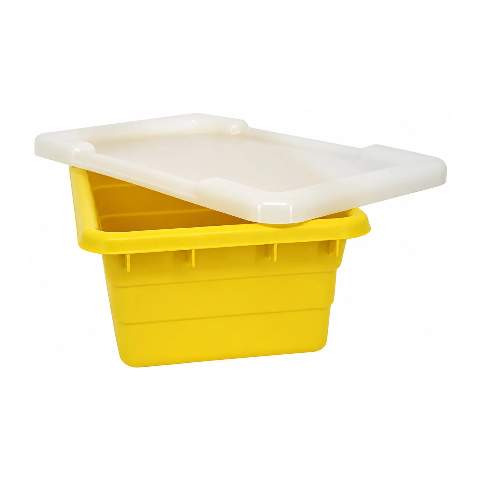Yellow Meat Lug Tote Box 25″ x 16″ x 8 1/2″