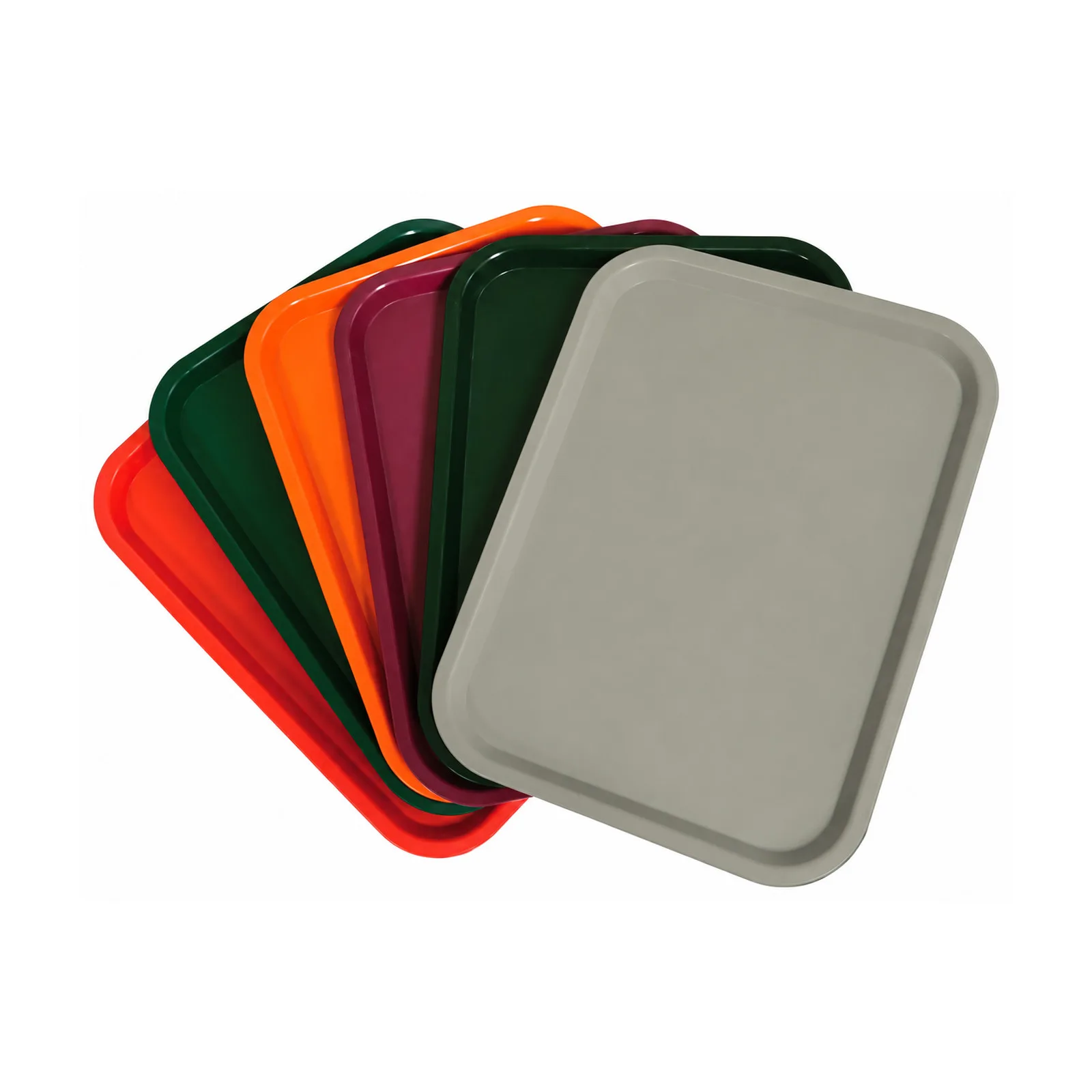 12″ x 16″ Orange Fast Food Tray