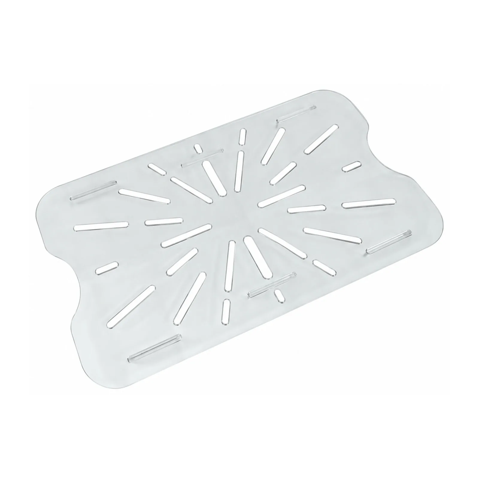 Full-size Clear Polycarbonate Drain Shelf for Food Storage Pans