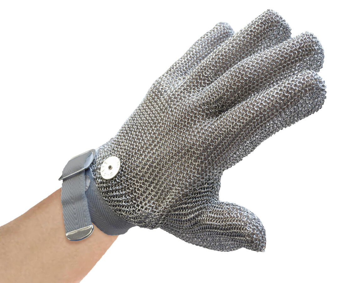 Extra Small Mesh Glove with Gray Wrist Strap