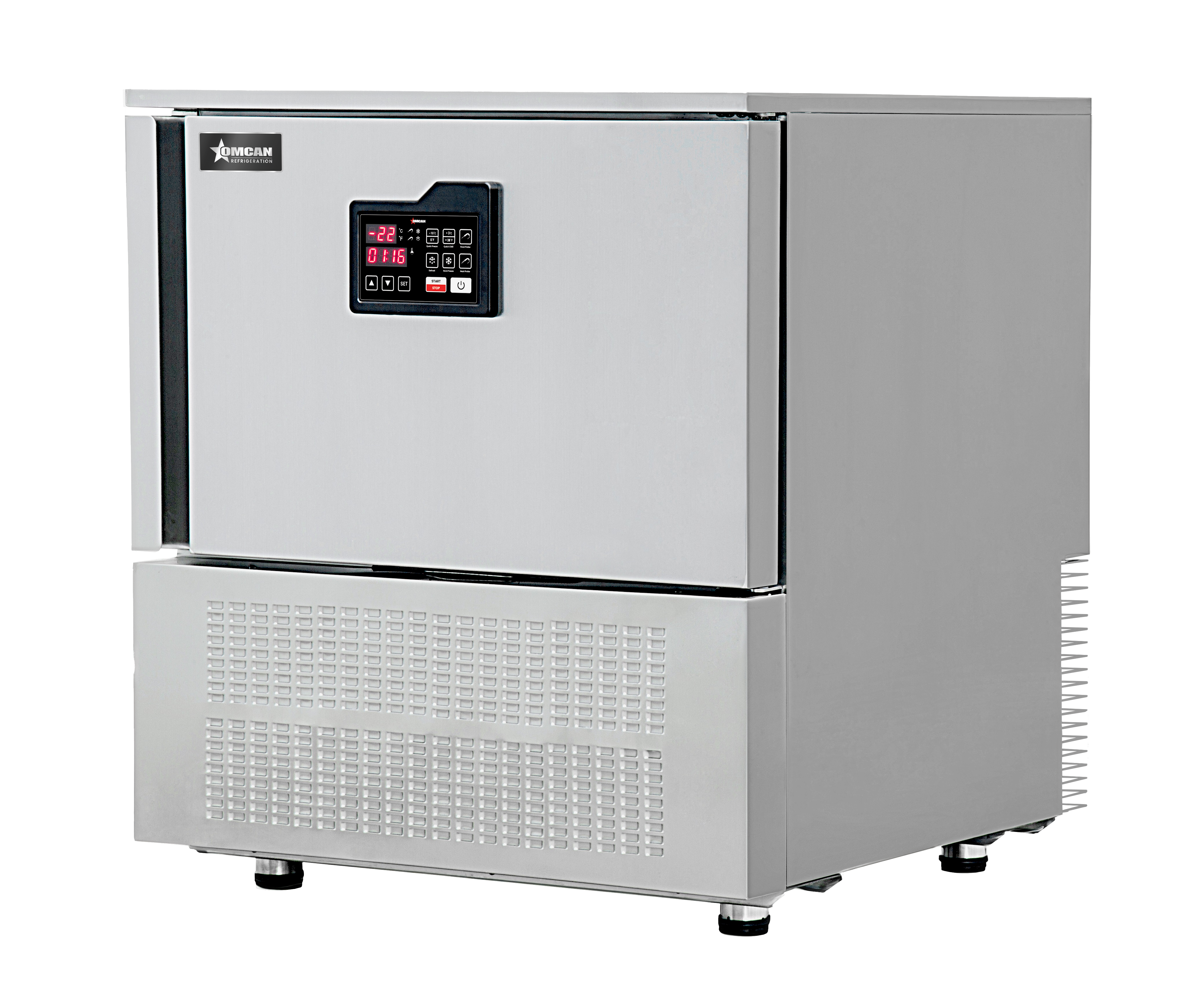 30“ Blast Chiller with 5 x GN 1/1 Pans and Membrane Switch - 660W