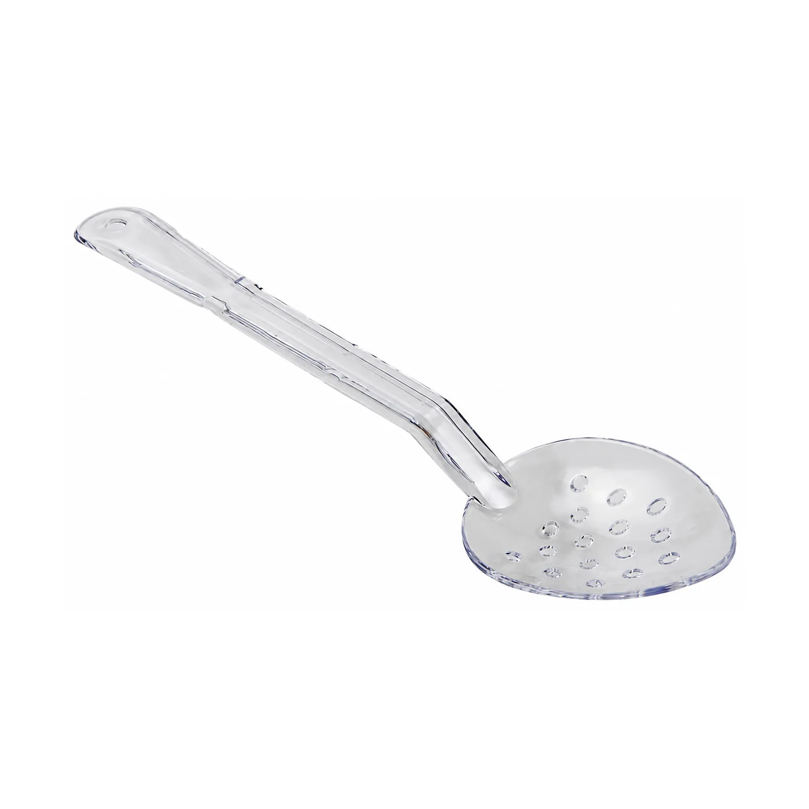 11″ Clear Polycarbonate Perforated Serving Spoon