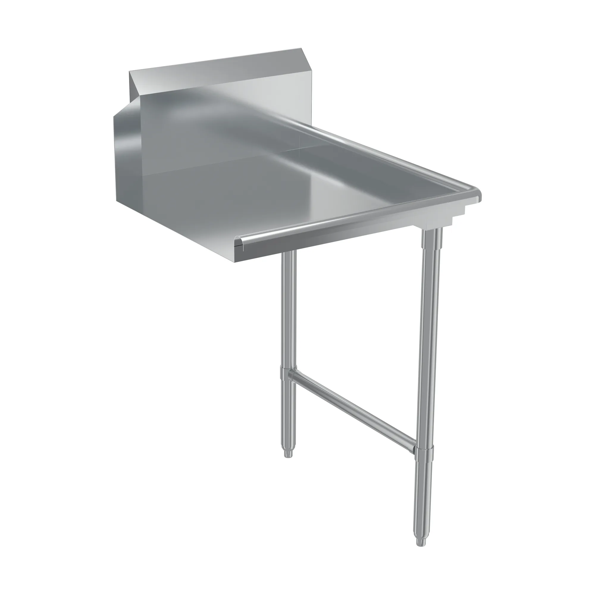 26″ 18 Gauge 304 Stainless Steel Clean Dish Table – Right Side