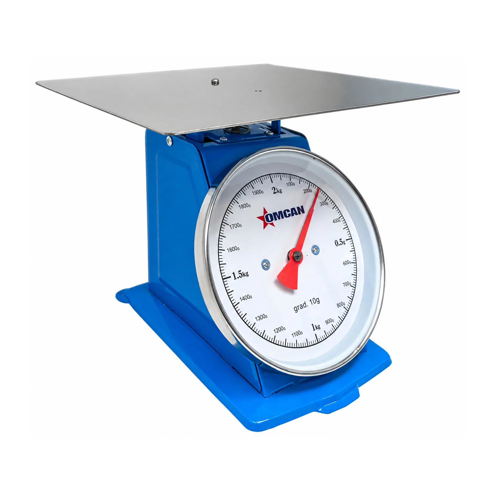 2 kg capacity Dial Spring Scale with Stainless Steel Plate