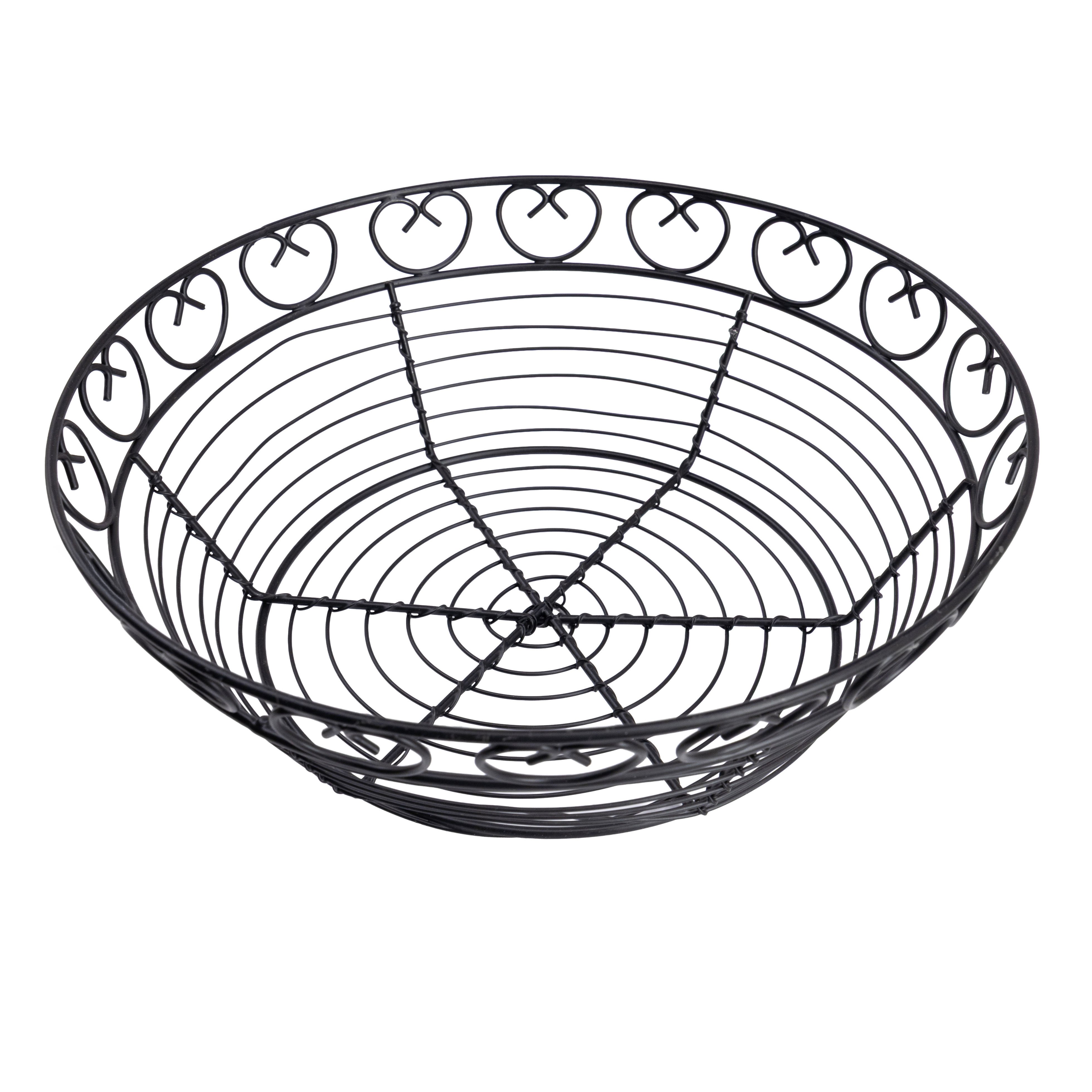 10" x  3" Round Wire Serving Basket