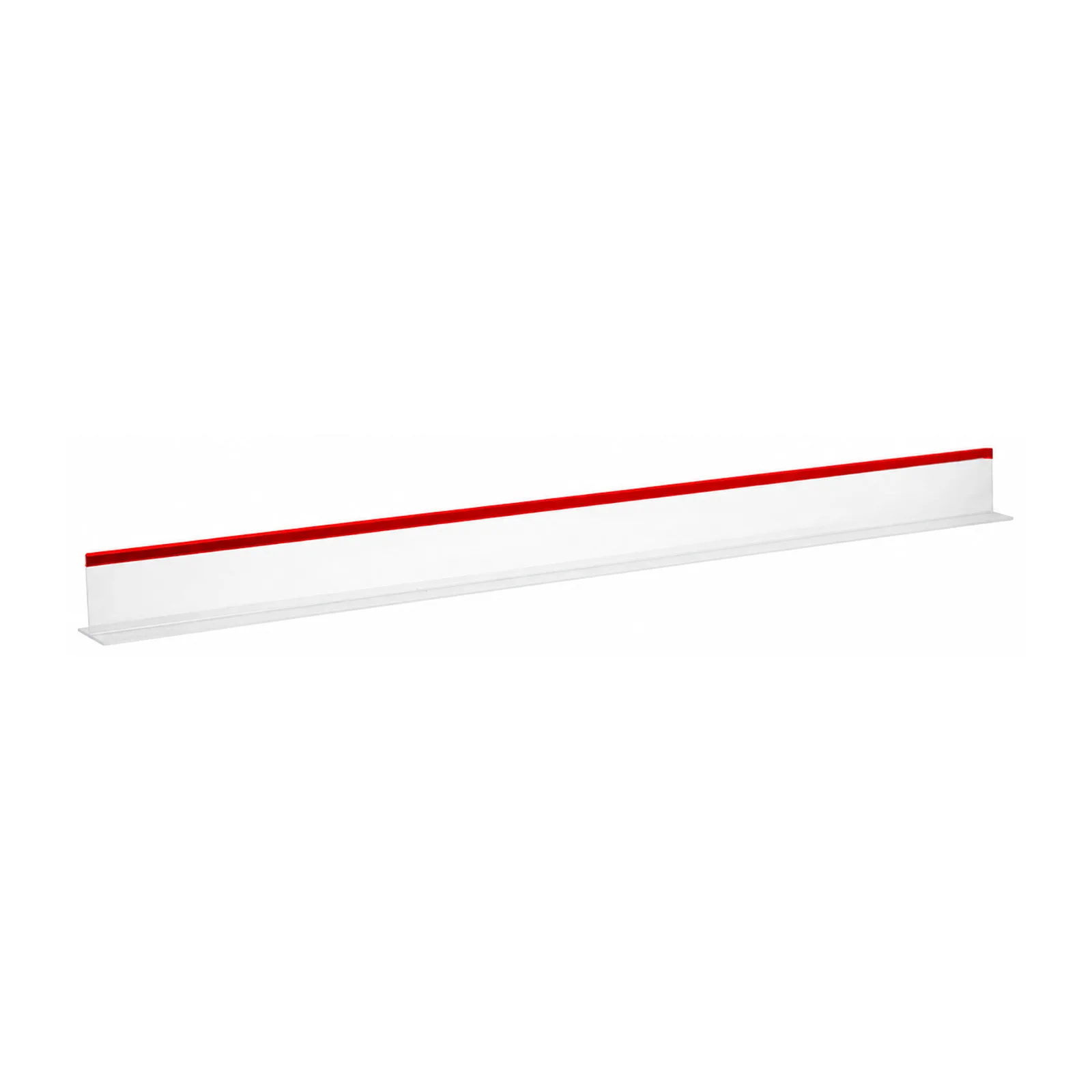 2″ x 30″ Clear Divider with Red Beading