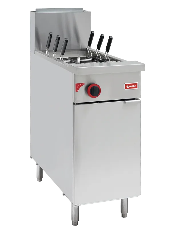 11 Gallon (42 L) Natural Gas Floor Model Pasta Cooker, 70,000 BTU