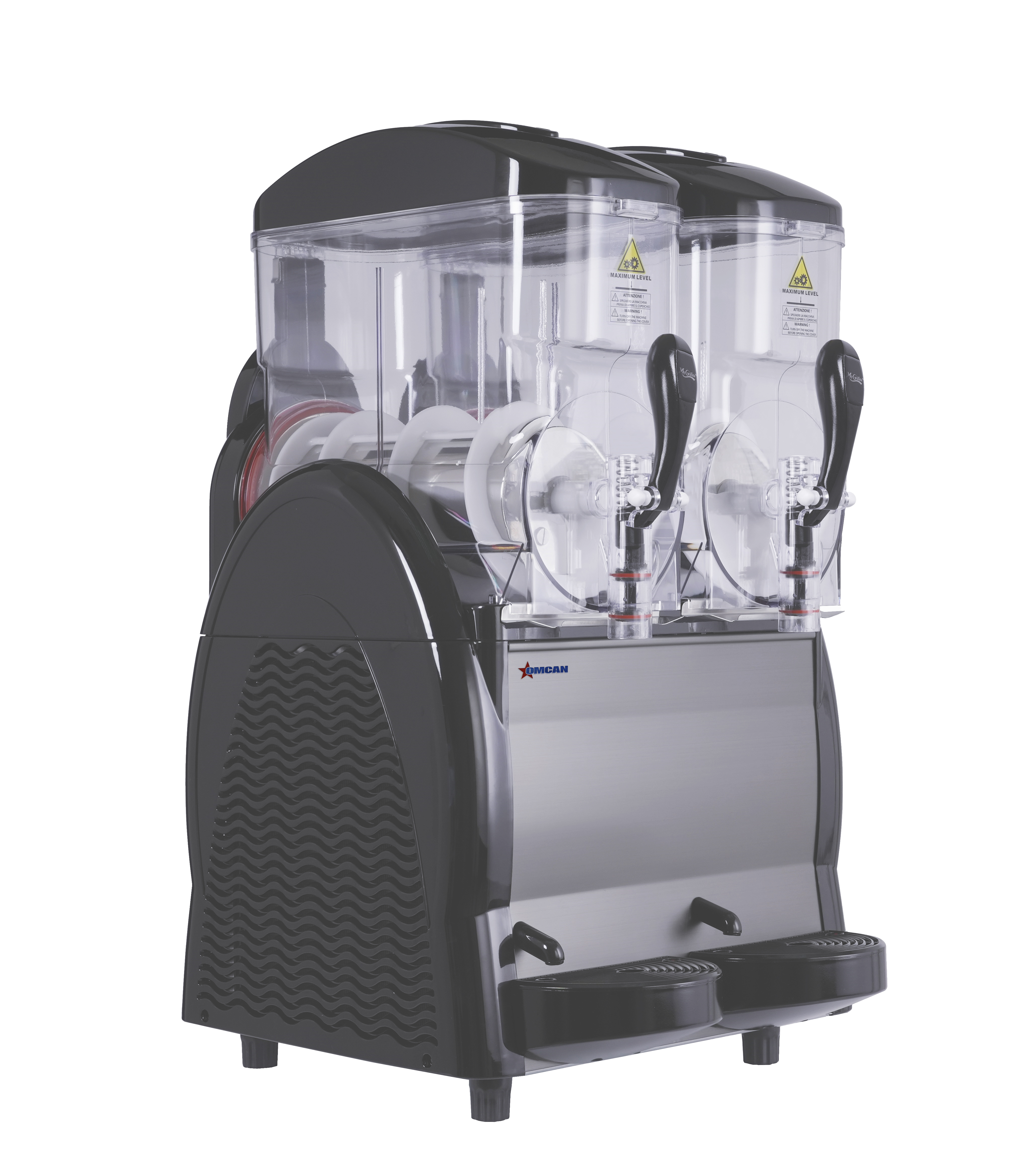 12 L x 2 / 6.3 Gallon Double Bowl Slush Machine / Frozen Beverage Dispenser