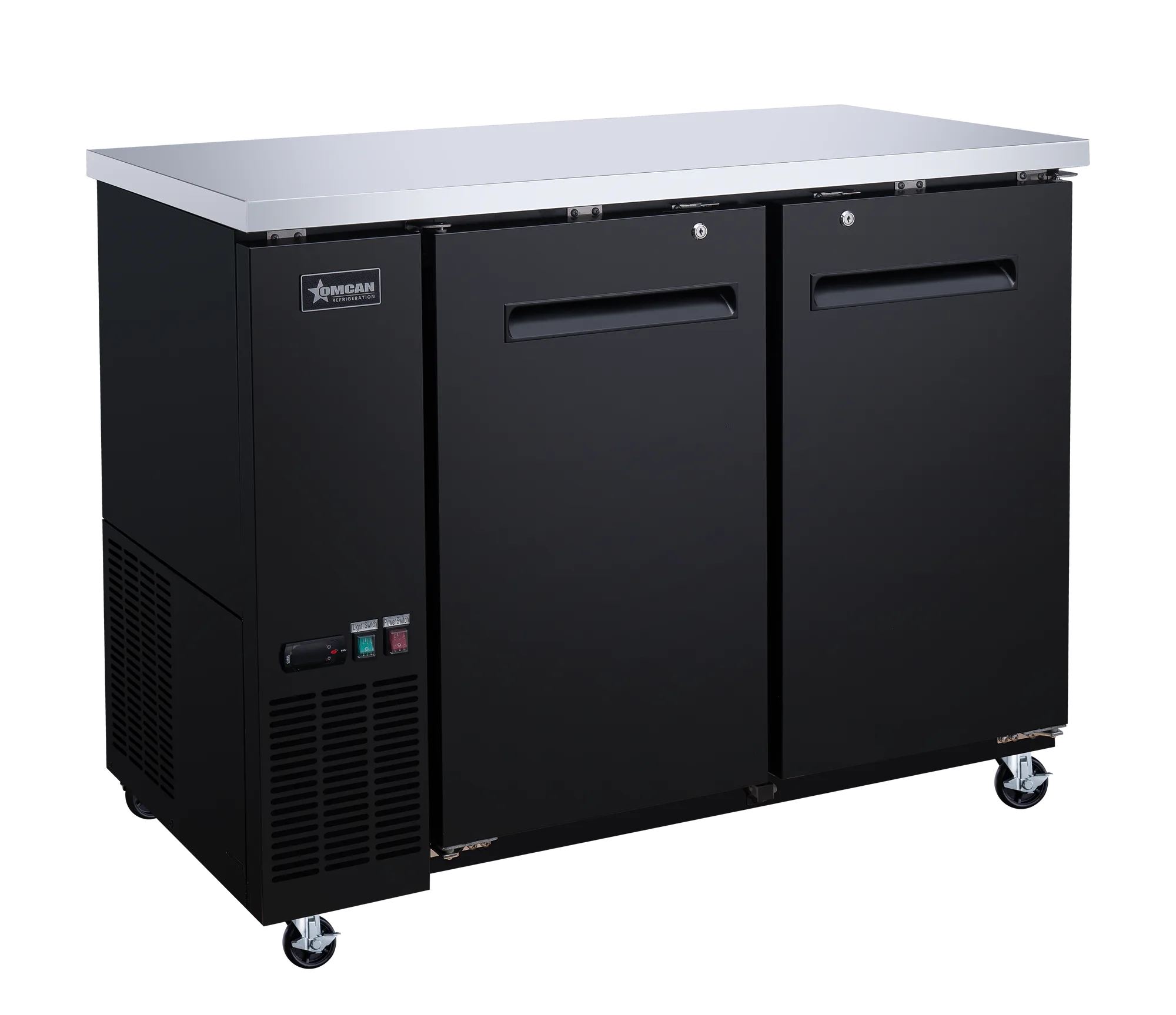 49″ Solid 2-Door Back Bar Cooler, 11.2 cu. ft. (318 L)