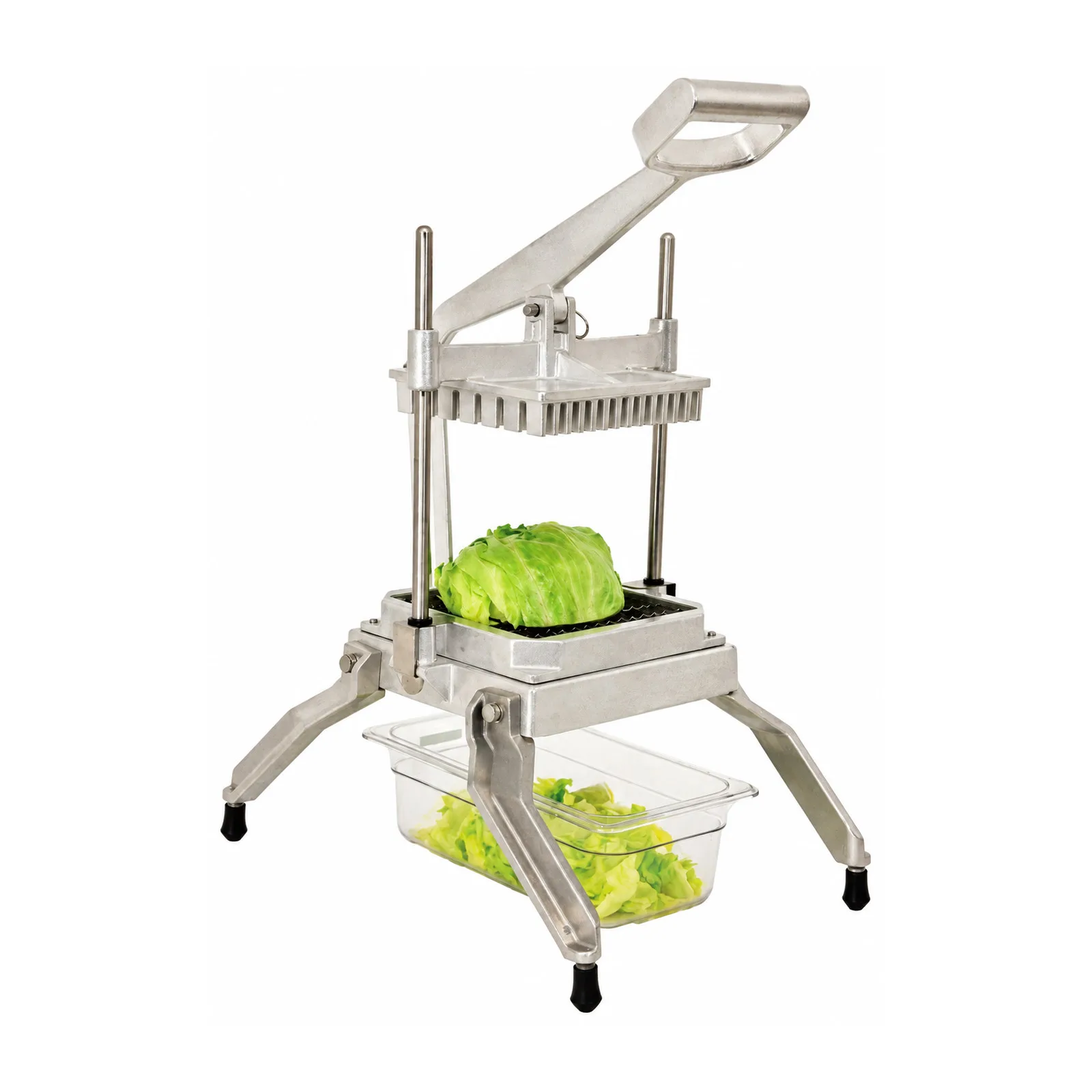 Countertop Lettuce and Vegetable Chopper with 3/4″ x 3/4″ Scalloped Blades