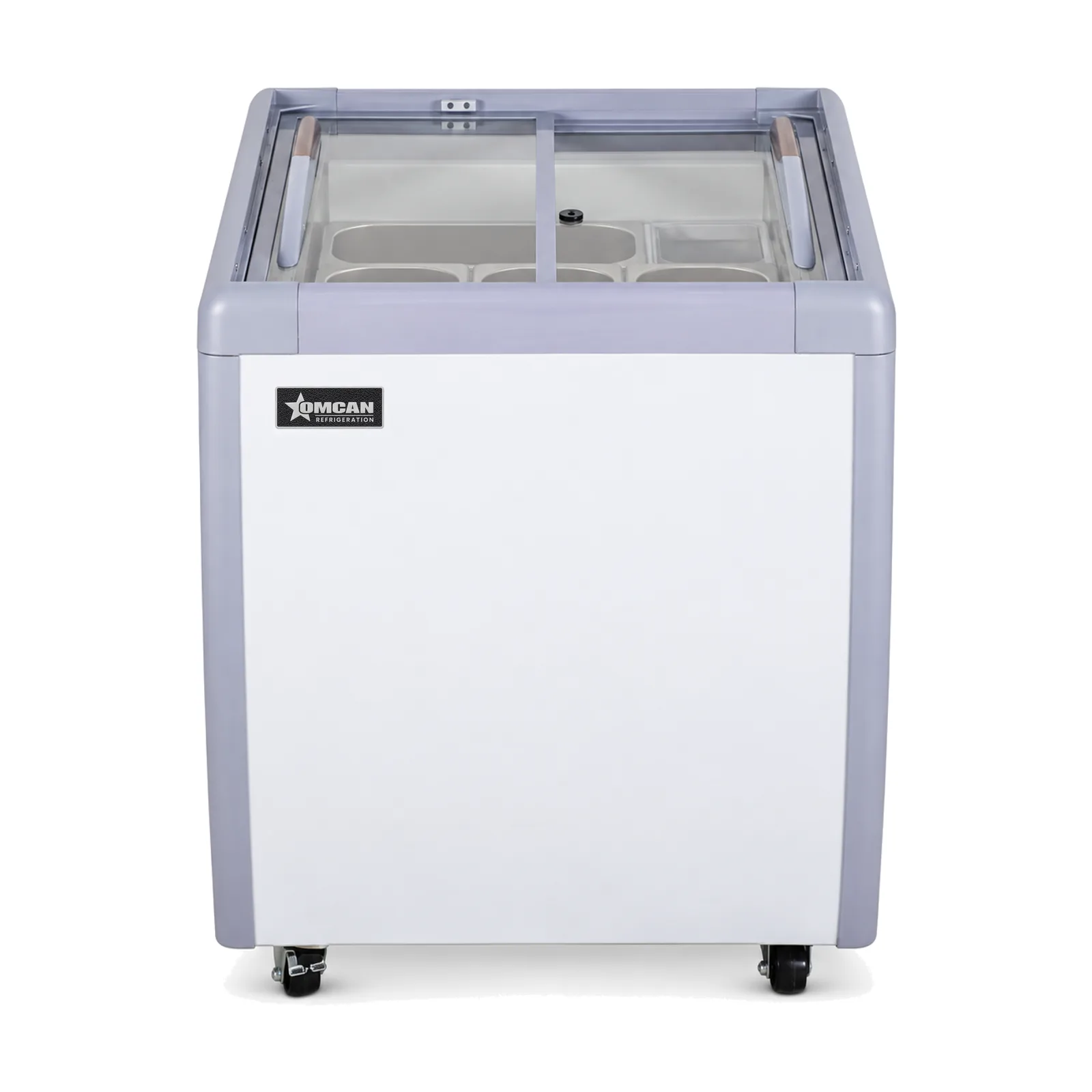 26″ Four (4) Pan Gelato Dipping Cabinet (WITHOUT SNEEZE GUARD)