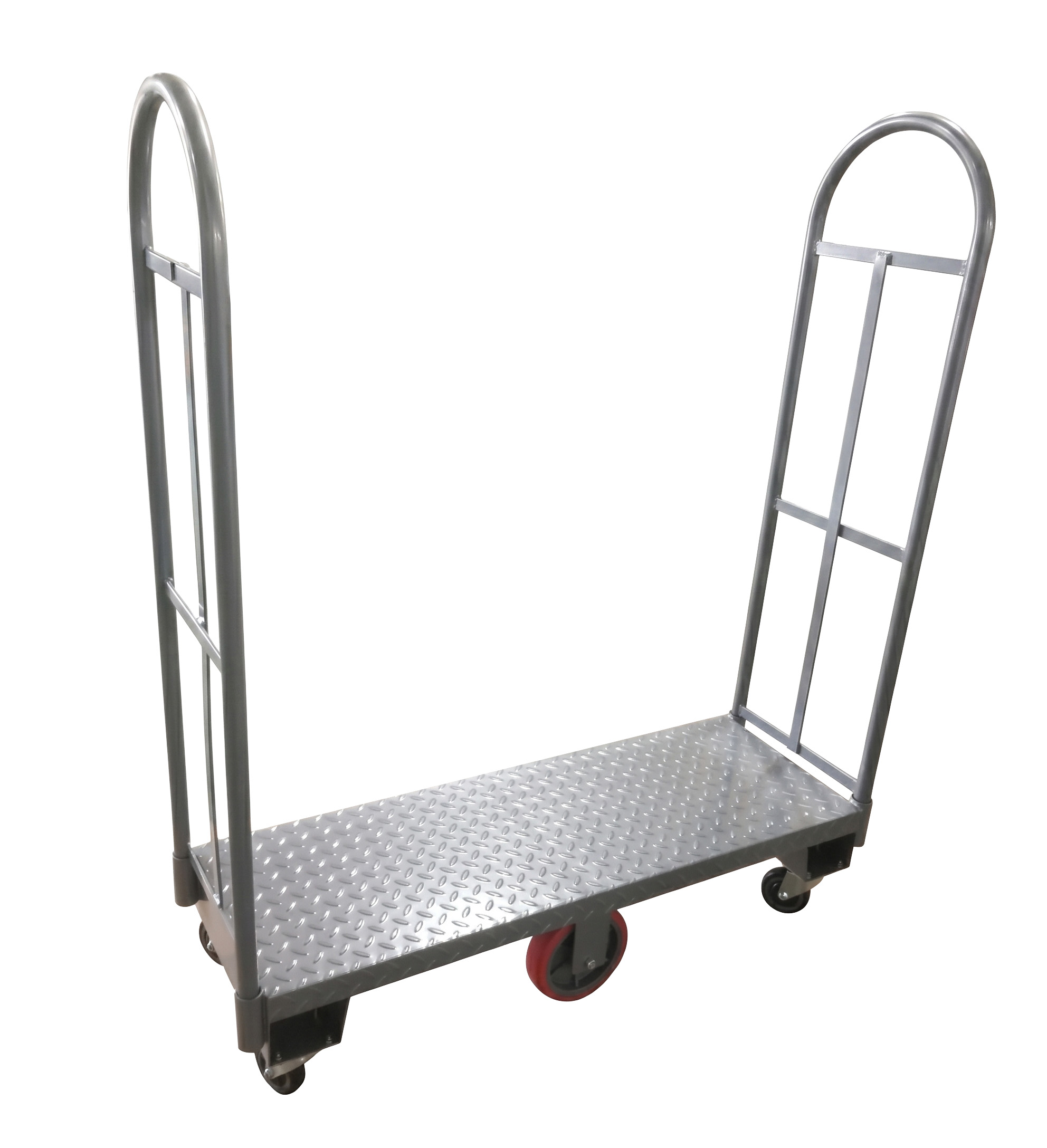 Heavy-Duty U-Boat Steel Utility Cart 16" x 48" - No Shelf