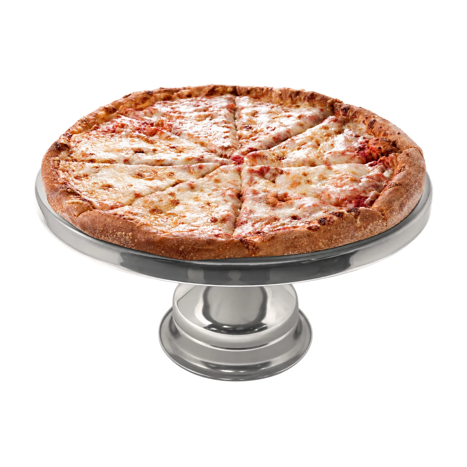 13″ Stainless Steel Cake / Pizza Stand with Mirror Finish
