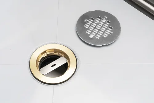 26.5 x 26.5 x 16″ Stainless Steel Corner Mop Sink with Drain Basket