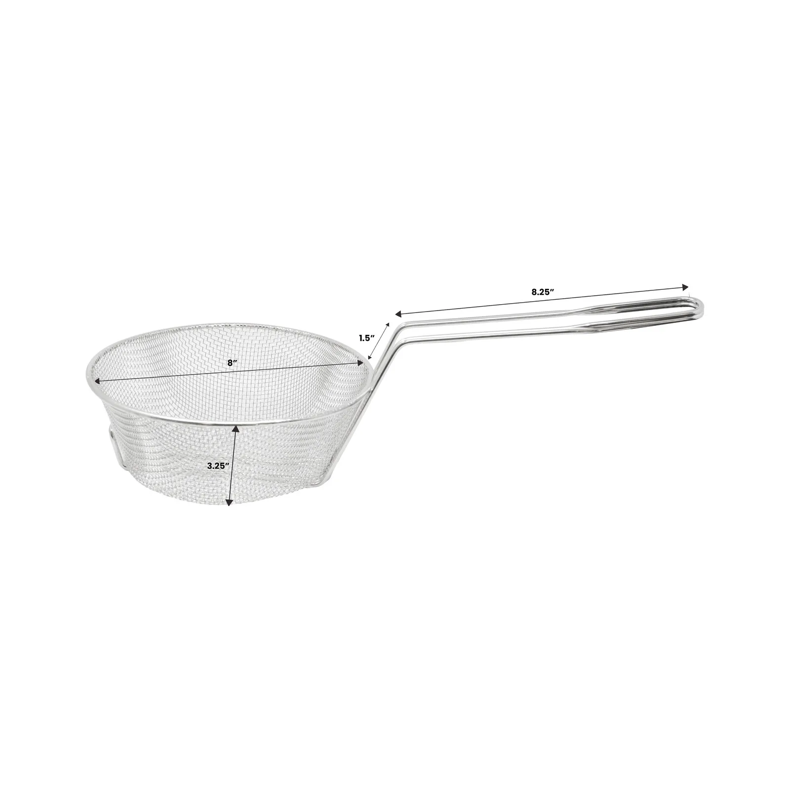 8″ x 3″ Culinary Basket Fine Mesh