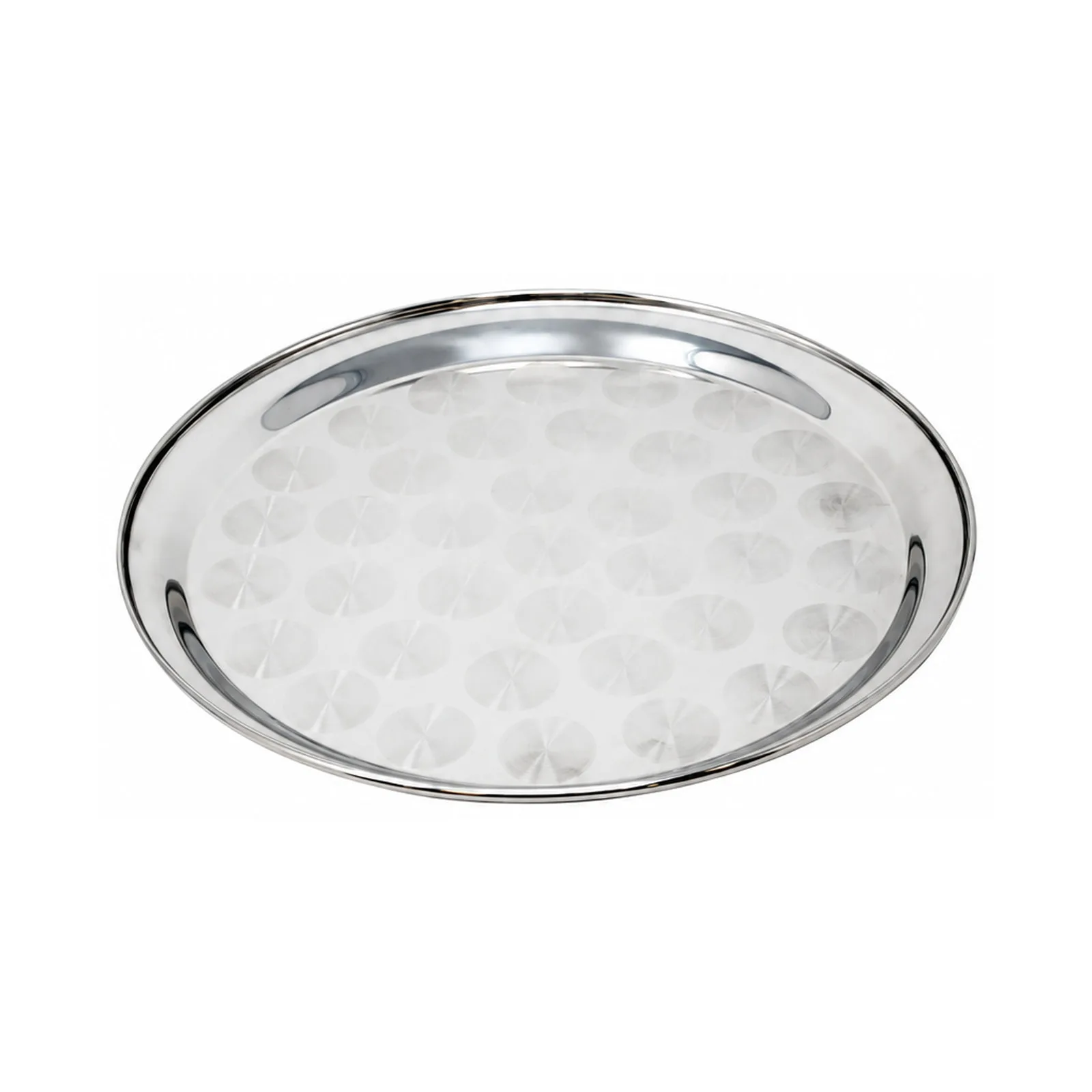 12″ Stainless Steel Round Serving Tray