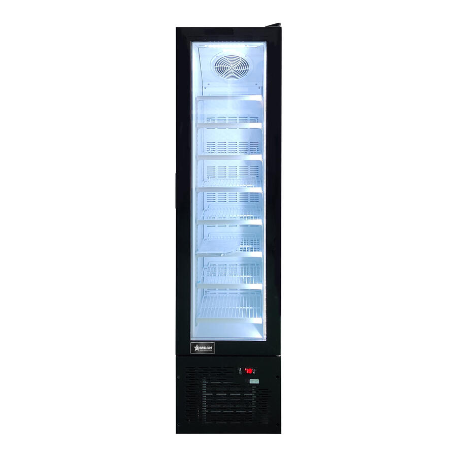 17” Slim Glass-Door Black Display Freezer with 3.7 cu.ft. (105L) Capacity, Standard – 110V, 180W