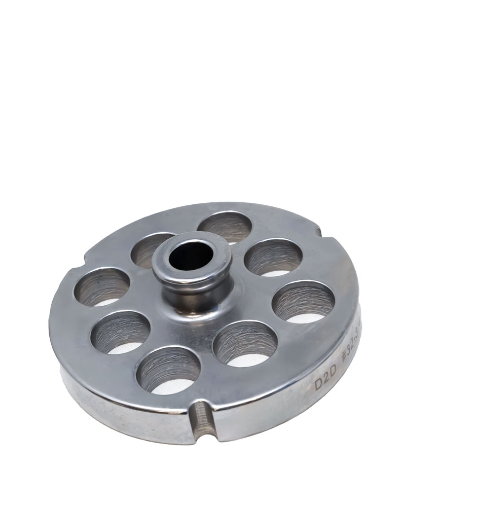 Stainless Steel #32 machine plate with hub 18mm (3/4″) – three notches/ round