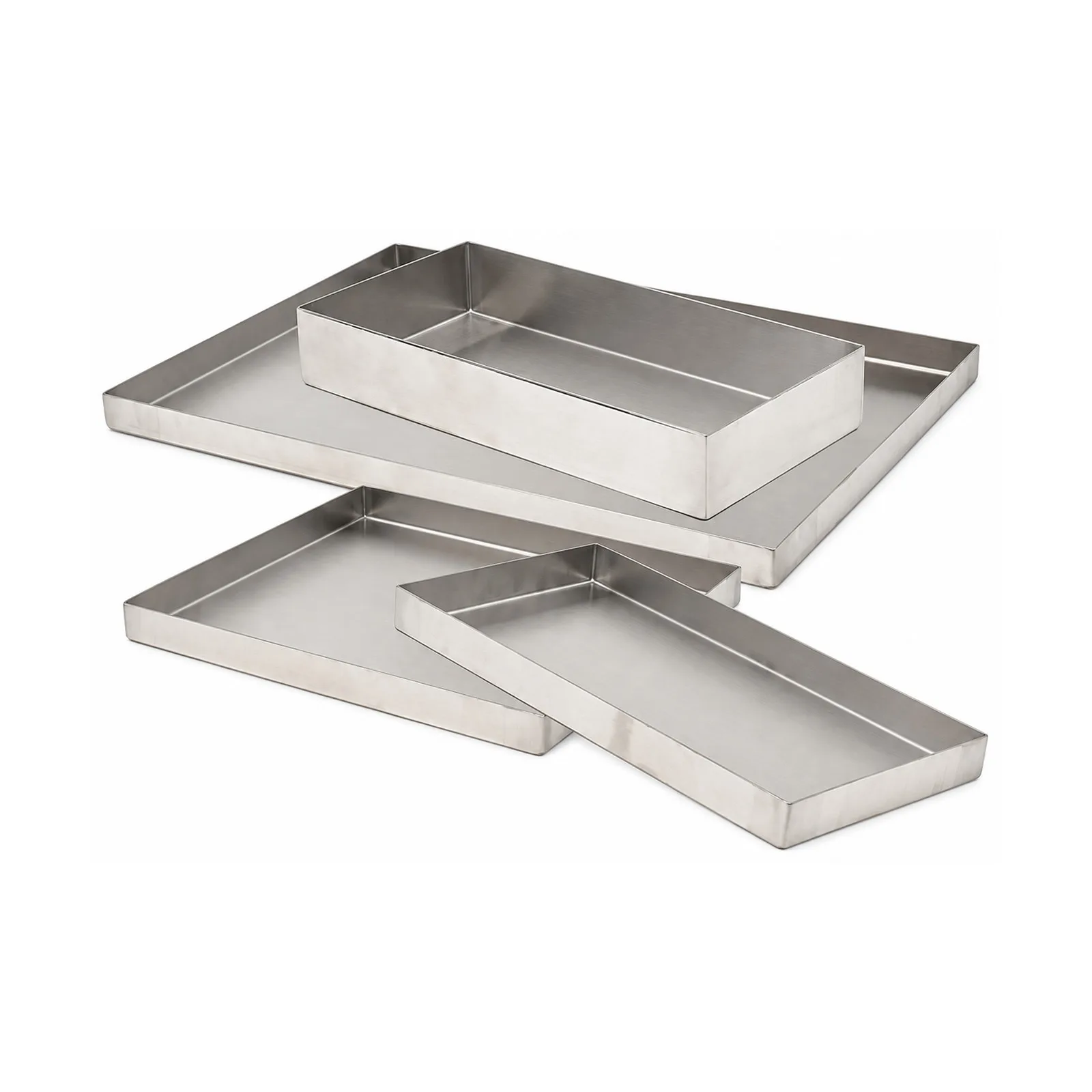 9″ x 24″ x 1″ STAINLESS STEEL PAN