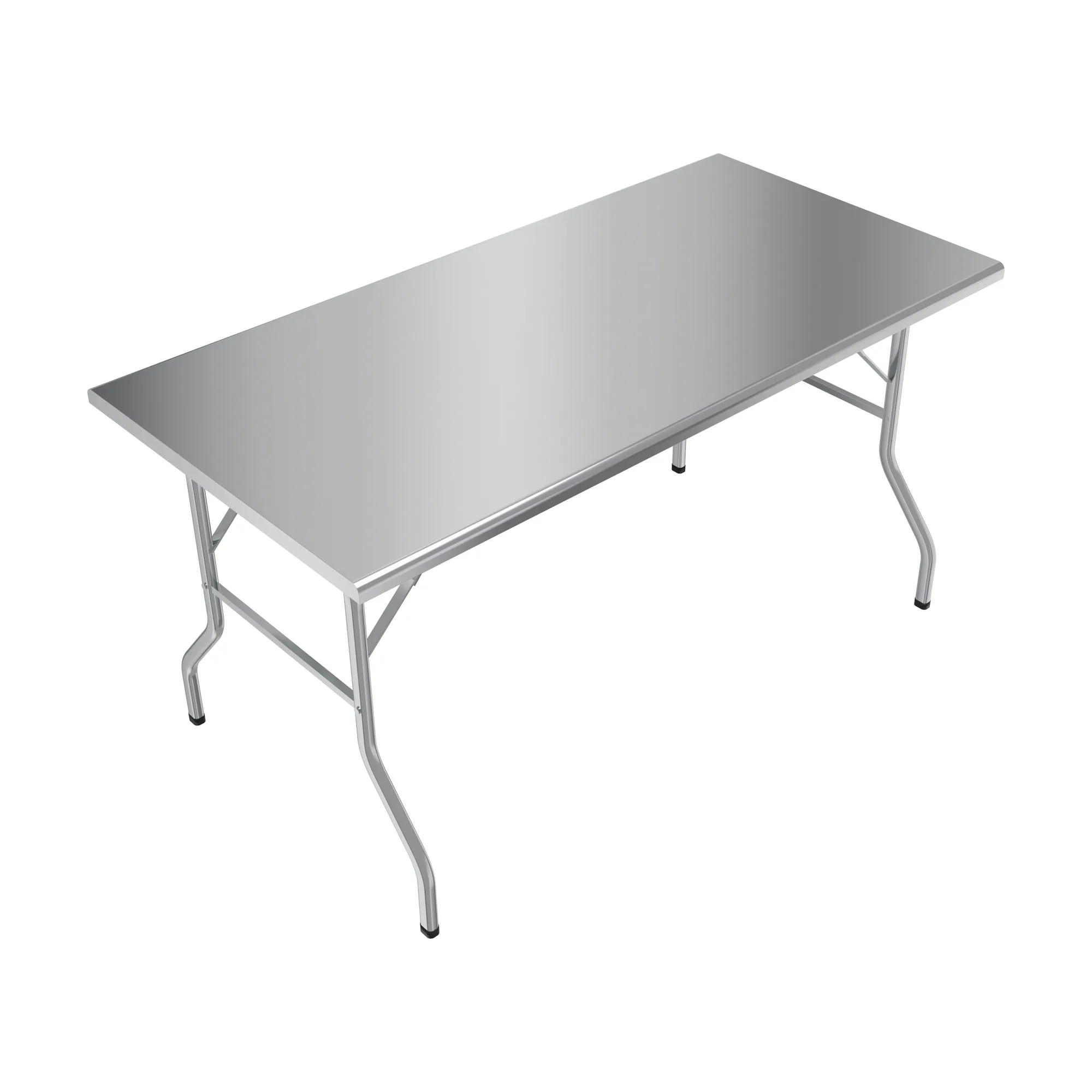 30″ x 60″ Stainless Steel Folding Table