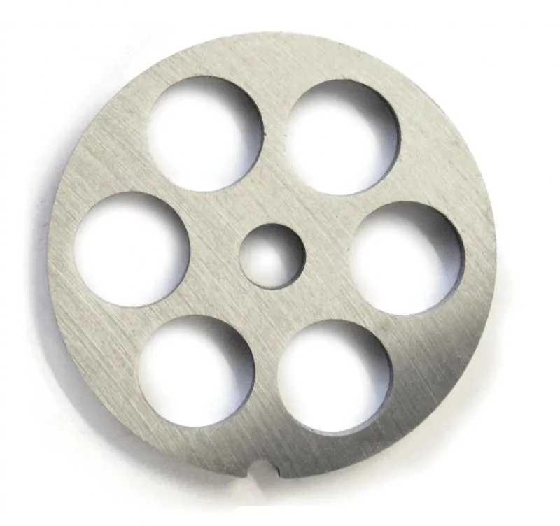 European Style #12 stainless steel plate, hubless, 18 mm (3/4″) – one notch / round