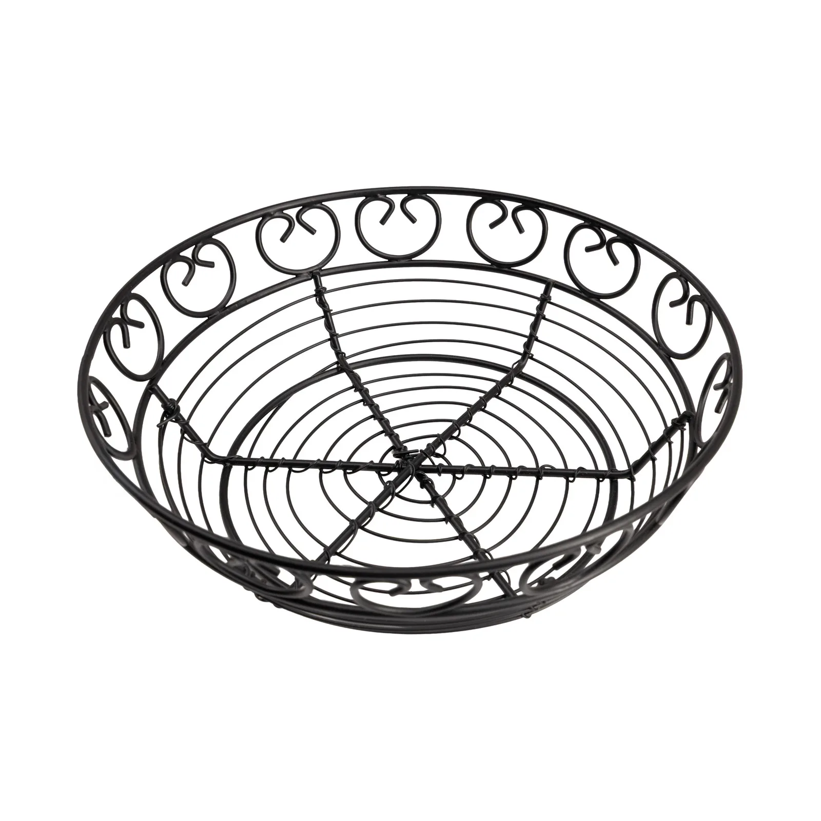 8″ x 3″ Round Wire Serving Basket