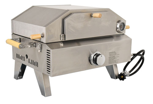 Stainless Steel Propane Pizza Oven with Foldable Legs 12,000 BTU