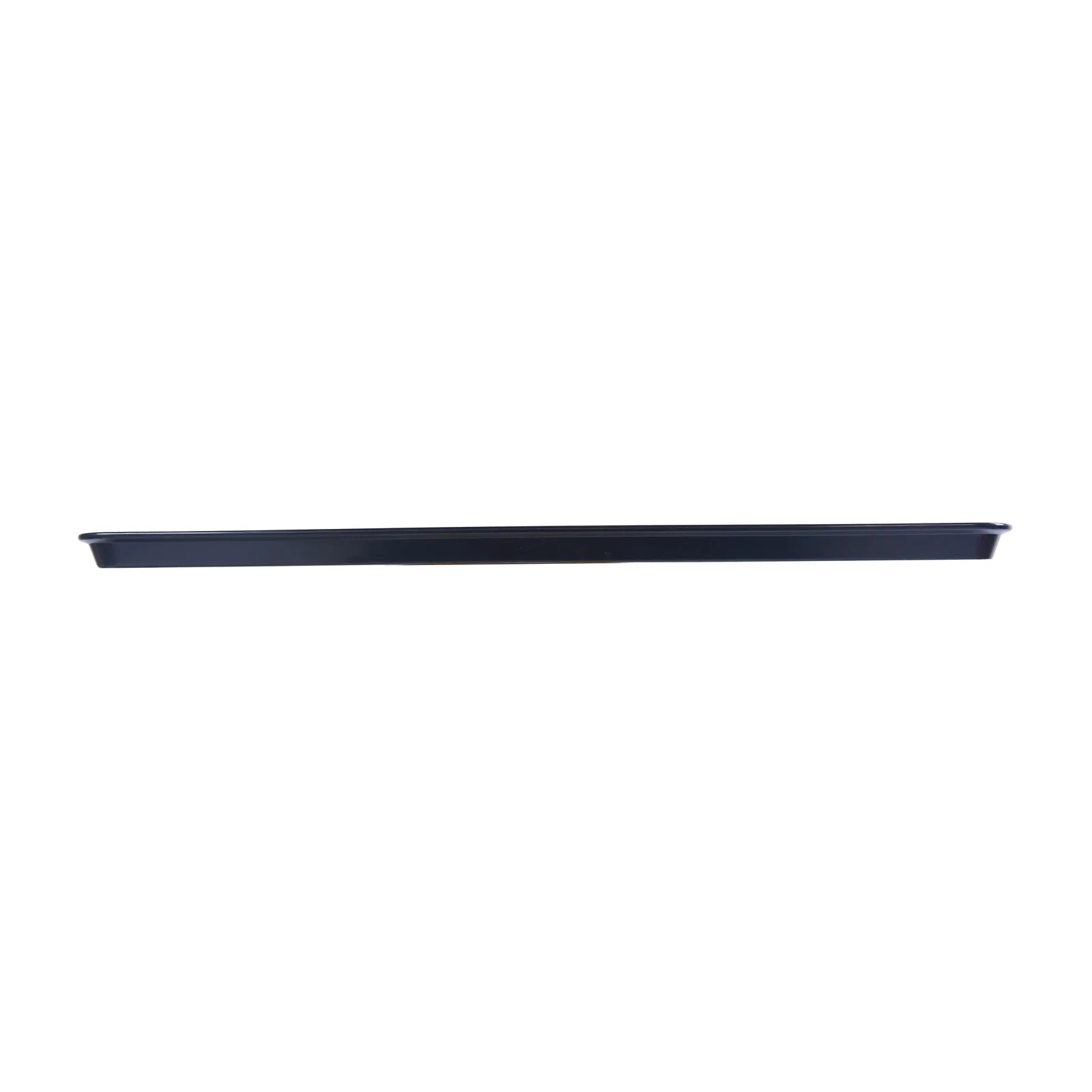 18″ x 30″ Black ABS Plastic Food and Produce Display / Merchandising Tray