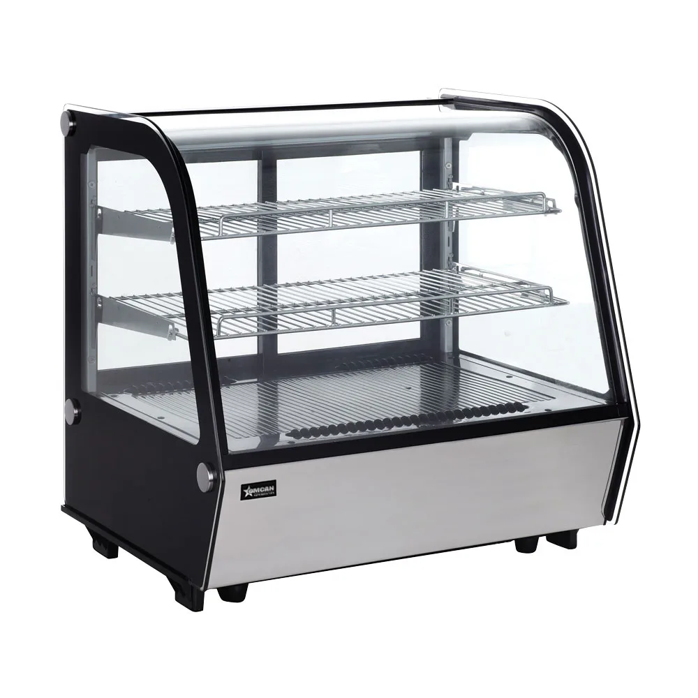27″ Two (2) Shelf Countertop Refrigerated Display, 4.24 cu. ft. (120 L), Stainless Steel