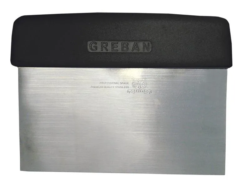 6″ Dough Scraper with Black Handle