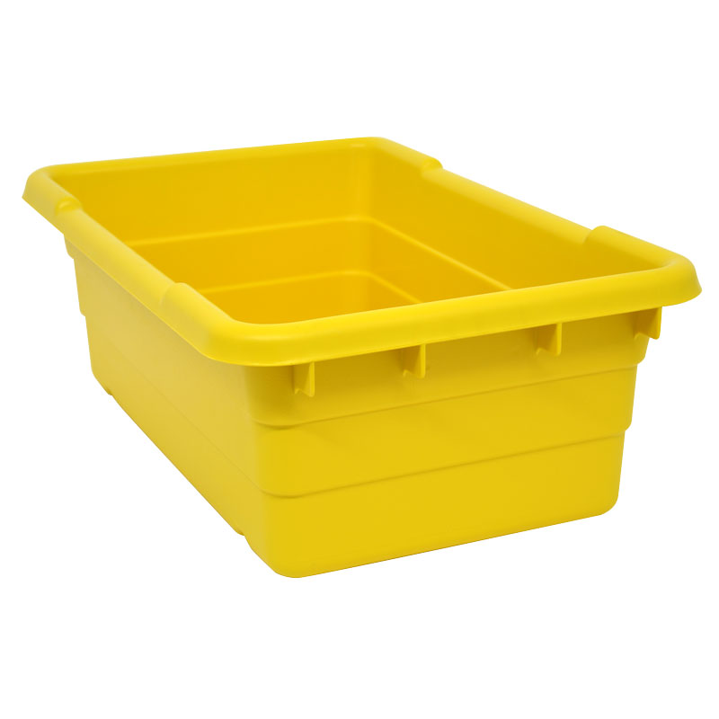 Yellow Meat Lug Tote Box