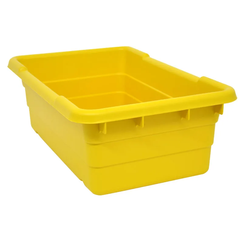 Yellow Meat Lug Tote Box 25″ x 16″ x 8 1/2″