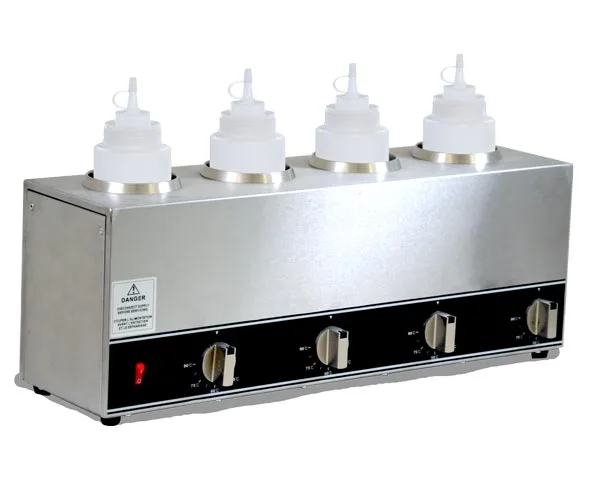 4 x 32 oz Quadruple Bottle Sauce Warmer