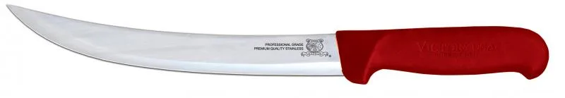 8″ Breaking Knife with Red Super Fiber Handle