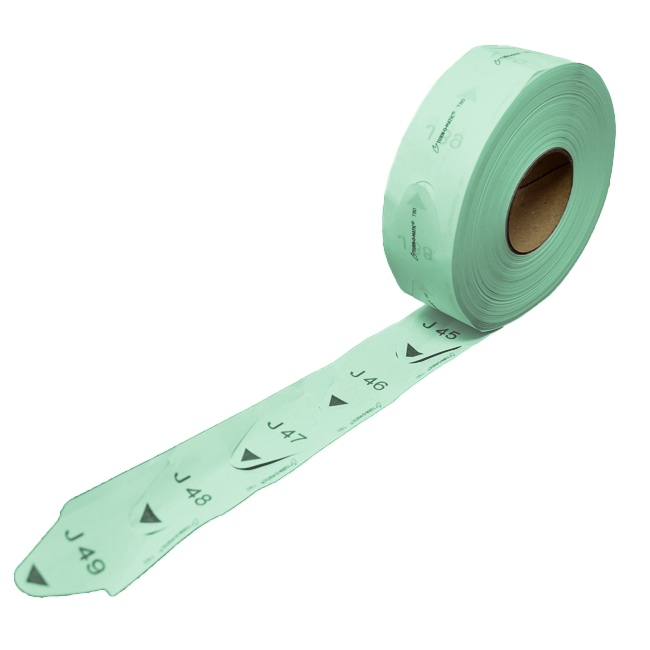 TM TICKETS T80 GREEN (30 ROLLS/CASE)