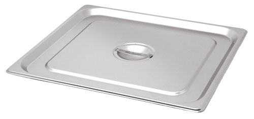 2/3-Size Solid Stainless Steel Steam Table Pan Cover