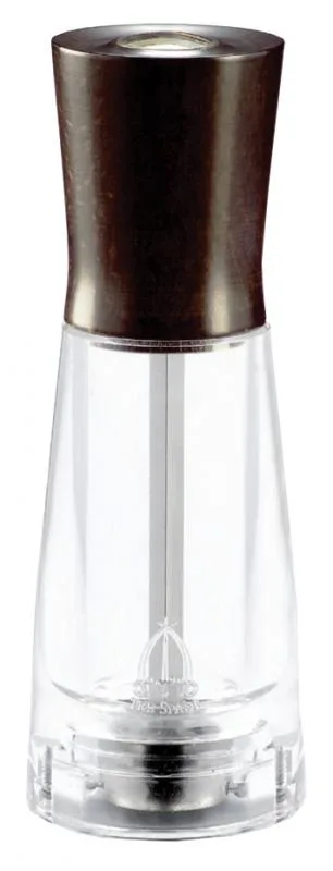 Tosca Series – 6″ Pepper Mill Dark Beech Wood with Acrylic Resin Base